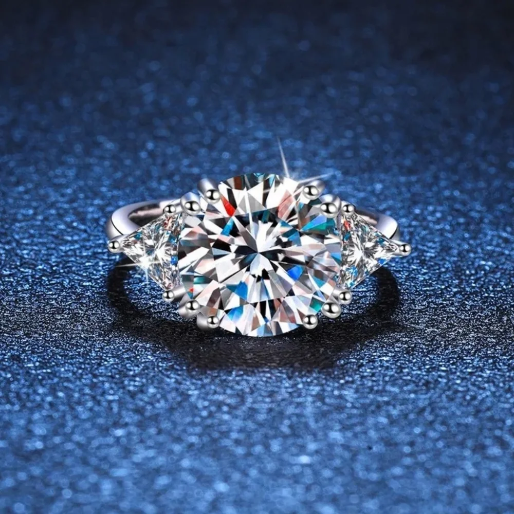 Gorgeous Rare Classic Oval Stone Ring 5 Carats - Picture 3 of 9